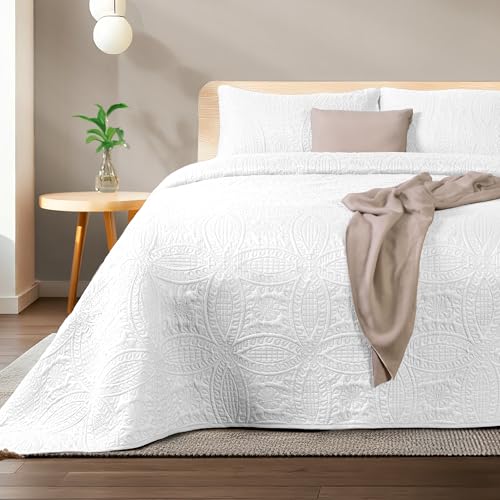 La Mejor Recopilación de Cobertores selene - 5 favoritos. 45 Dreamlab Colcha Ligera con 2 Fundas de Almohada, Capitonado, Ultra Suave. Hipoalergénico. Edrecolcha para Cama. Edredón para Verano y Todas Las Estaciones. (King Size 275 x 240...