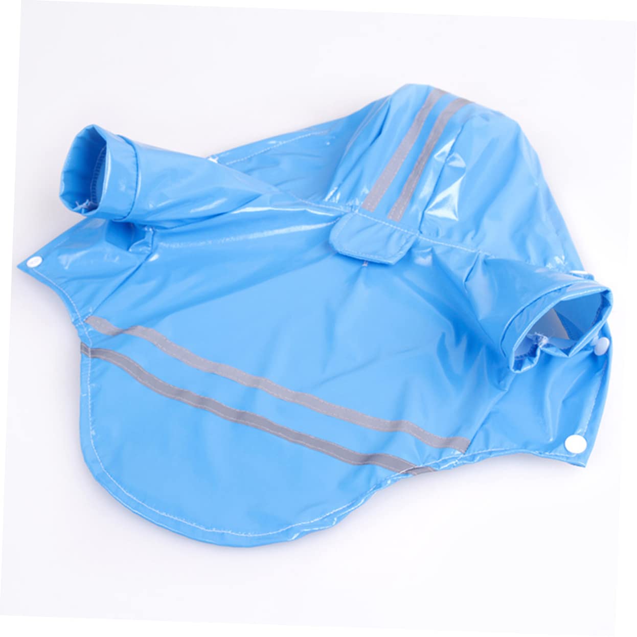 Mipcase Fashion Pet Rainy Days Slicker Dog Raincoat Large Pet Rain Jacket Light Reflective Hooded Raincoat for Dachshund