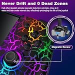 NealGamefy Switch Controllers,Wireless Switch Pro Controller for Nintendo Switch/OLED Controller,Upgrade Full-Size Ergonomic One Piece Handheld Controller with Programmable,TURBO,Vibration - Image 3