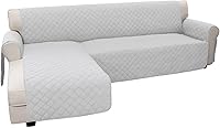 Vista 19 de Easy-Going - Funda para sofá en forma de L, funda para sofá modular, funda de sofá reversible, funda protectora de muebles para mascotas, perros