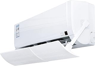 Retractable Air Conditioner Air Deflector, Universal Adjustable Air Conditioning Deflector Air Diverter Cover Telescopic Anti-Wind Baffles Anti Direct Blowing Windshield Wind Guide (White)