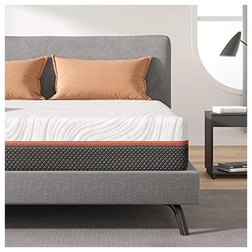 Sweetnight Queen Mattress, 10” Memory Foam Hybrid Mattress in a Box, Individually Wrapped Coils for Motion Isolation, with Moisture Wicking Adaptive Cover, Medium Firm Bed Mattress, Queen Size