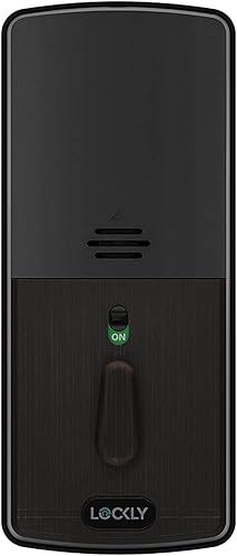 Miniatura 6 de Lockly Secure Pro - Cerradura de puerta inteligente sin llave, con WiFi, Bluetooth, lector de huellas digitales (PGD 728W) Teclado patentado  Lector