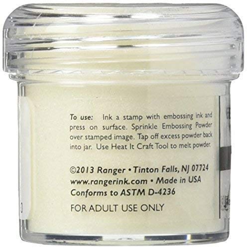 Ranger Embossing Powder, .50 Ounce Jar, Clear