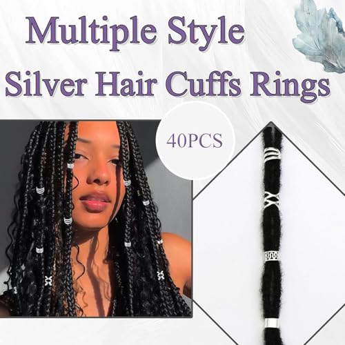 Accesorios para cabello trenzado en pack de 40 piezas miniatura 3