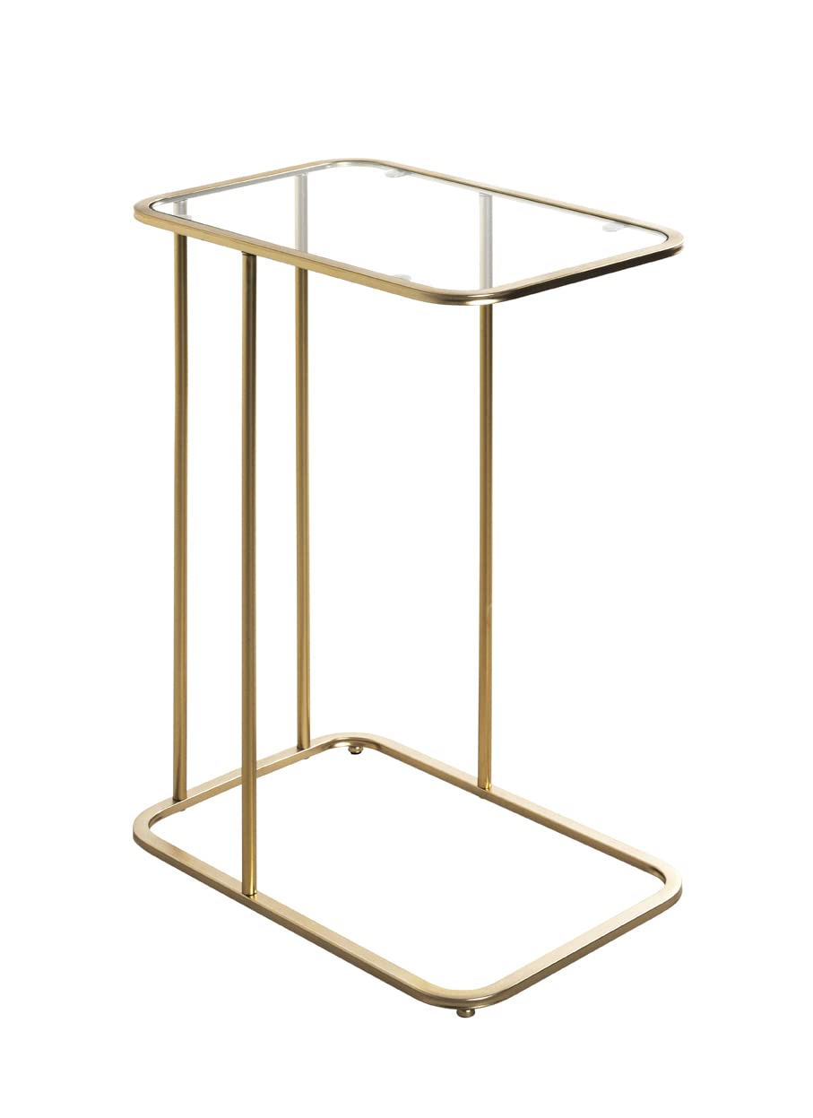WOOOD Glazen Bijzettafel Amazing - Antique Brass - BePureHome - 800772-B