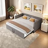 NSXSBUZ Schlafcouch Schlafsofa 90/180x200 cm, Multifunktionales Schlafsofa Bett mit Ausziehbett, Doppelschlafsofa mit Lattenrost, Samt, ohne Matratze (Grau, 90/180x200cm)