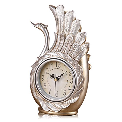 Reloj de dormitorio con péndulo de cabecera y estética retro para mesitas de noche