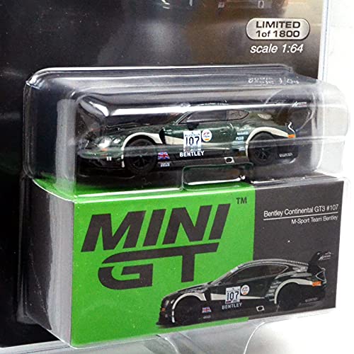 Amazon | MINI GT 1:64 Scale Model BENTLEY CONTINENTAL GT3#107 M