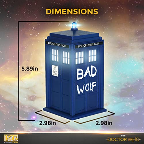 Image of Massive Audio Doctor Who Bad Wolf TARDIS Wireless Bluetooth Speaker with LEDa€s and Sound Effects