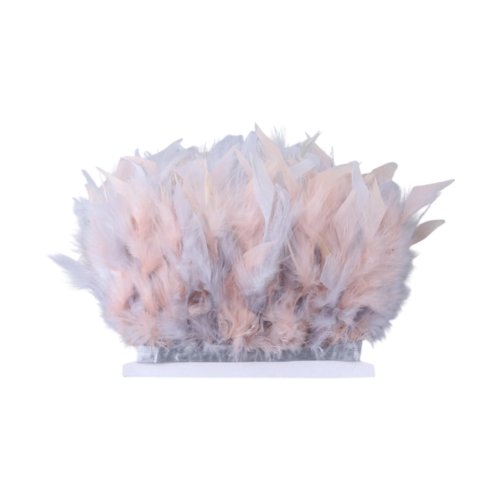 Sbshiouu L Two-Tone Flame 100Cm Natura Colorfu Plumage For Craft, Costume & Party Decoration, Headpi Flexible Craft Quills