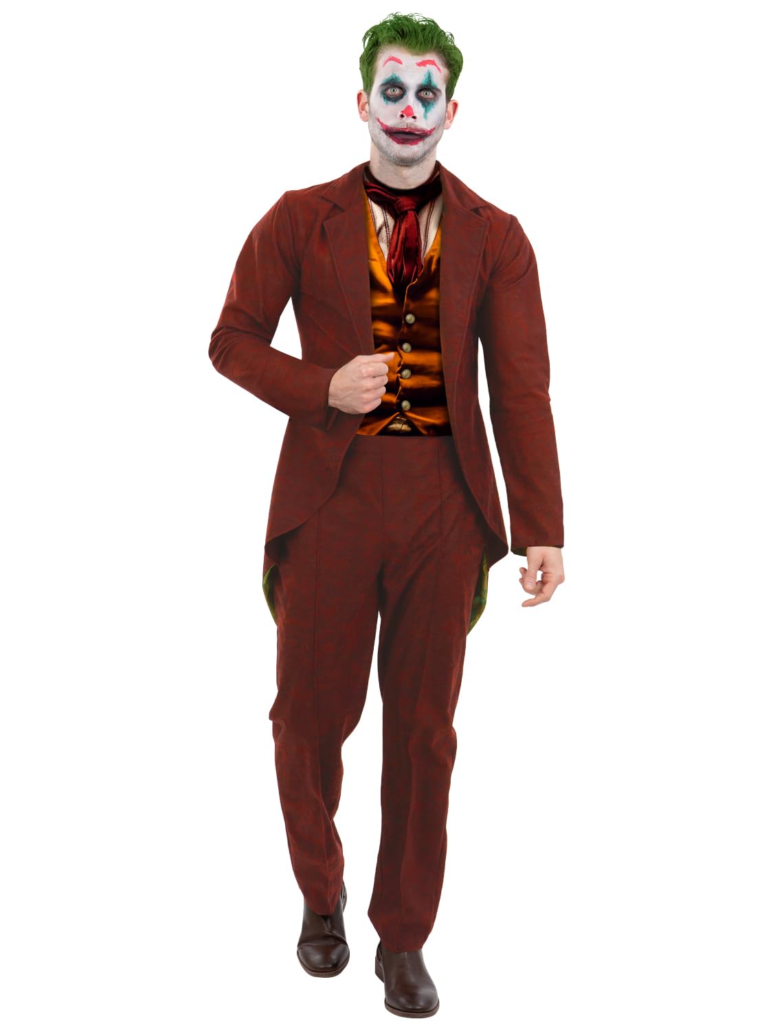 Smiffys Men's Red Modern Trickster Costume