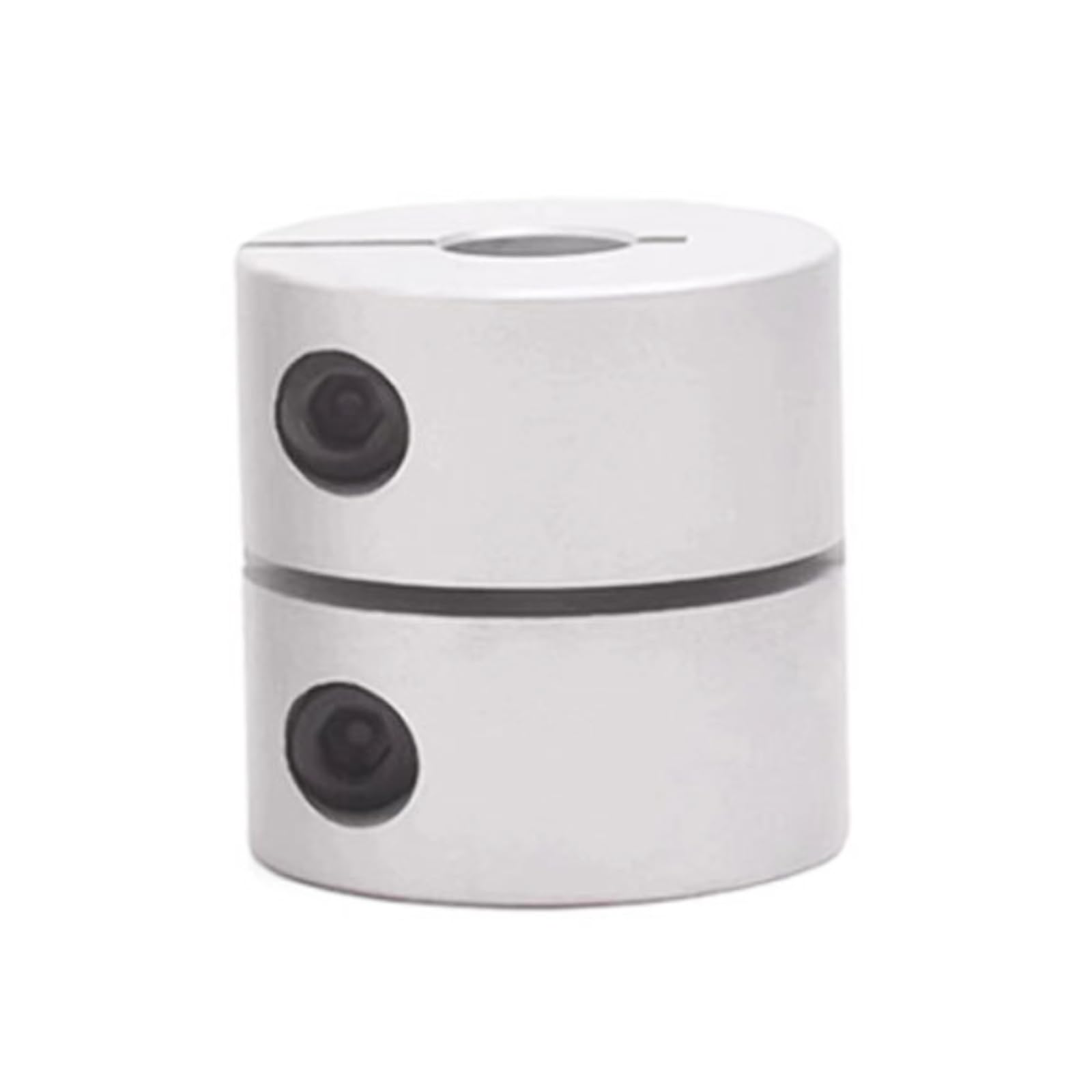 6.35mm to 7mm Rigid Clamp-On Coupling, Diameter 16mm Length 16mm Aluminium Motor Shaft Coupler Connector for 3D Printer CNC Machine Servo Motor