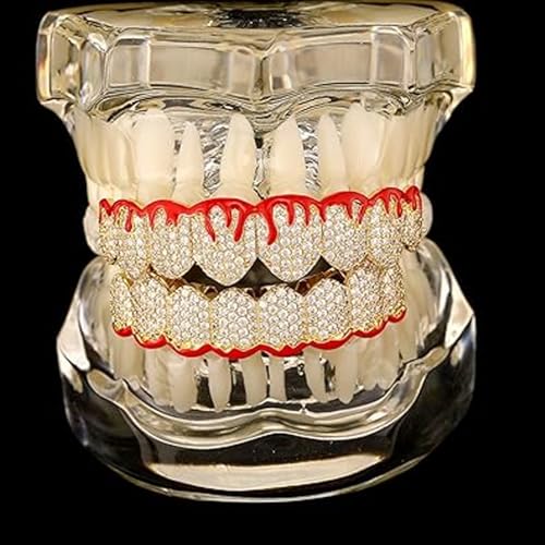 Decoración dental removible con diamantes de imitación brillantes 4