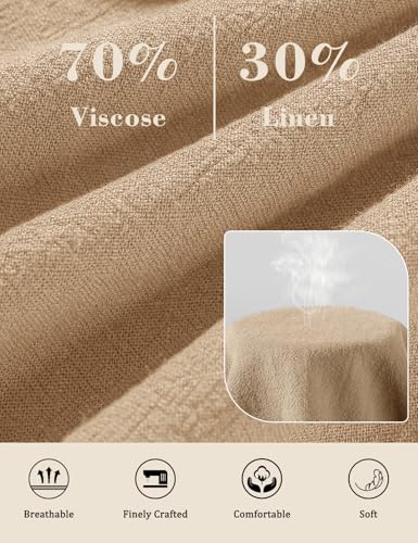 Image of Linen Pants for Women Flowy Palazzo Pants Boho High Waist Wide Leg Trousers Summer Beach Vacation Outfits 2026