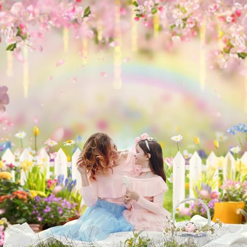 Fondo Fotográfico Floral Primavera 7x5ft AIBIIN miniatura 4