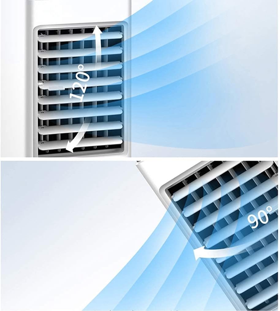 Evaporative Coolers Portable Air Conditioning Unit Cooler with Remote Control and Purifier Humidifier 3 Fan Speeds with Oscillation Function for Home Or Office Use