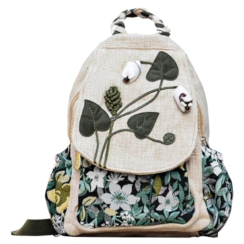 Mochila de lona NIDONE para mujer que busca organizar sus pertenencias diarios
