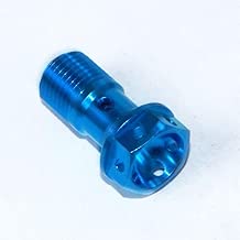 Bolts - 2 PCS Titanum Bolts M10 Motocicleta Calipers Hueco Hexagon Flange 1.0 and 1.25 Pitch M10 Titanium Ti Bolts for Honda/Yamaha - coolthings.us