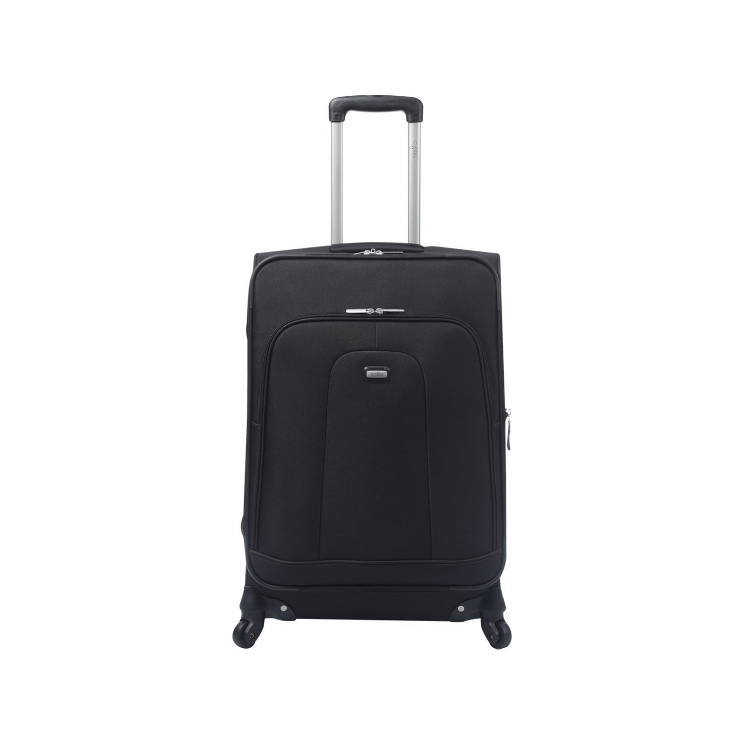 TOTTO - Maleta de Viaje Tela, Modelo Andromeda 2.0, Maleta Mediana, 49 x 77 x 33cm, Capacidad 108.29L, Ruedas 360º, Manija Telescópica, Correa de Compresión Interna, Argollas para Candado, Color Negro