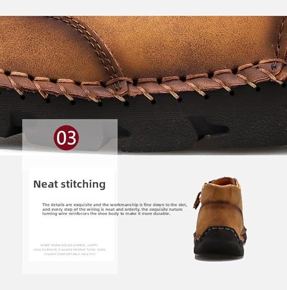 Matufit Shoes for Men, Matufit Orthopedic Loafers, Men's Genuine Leather Waterproof Non-Slip Fashionable Orthopedic Shoe3