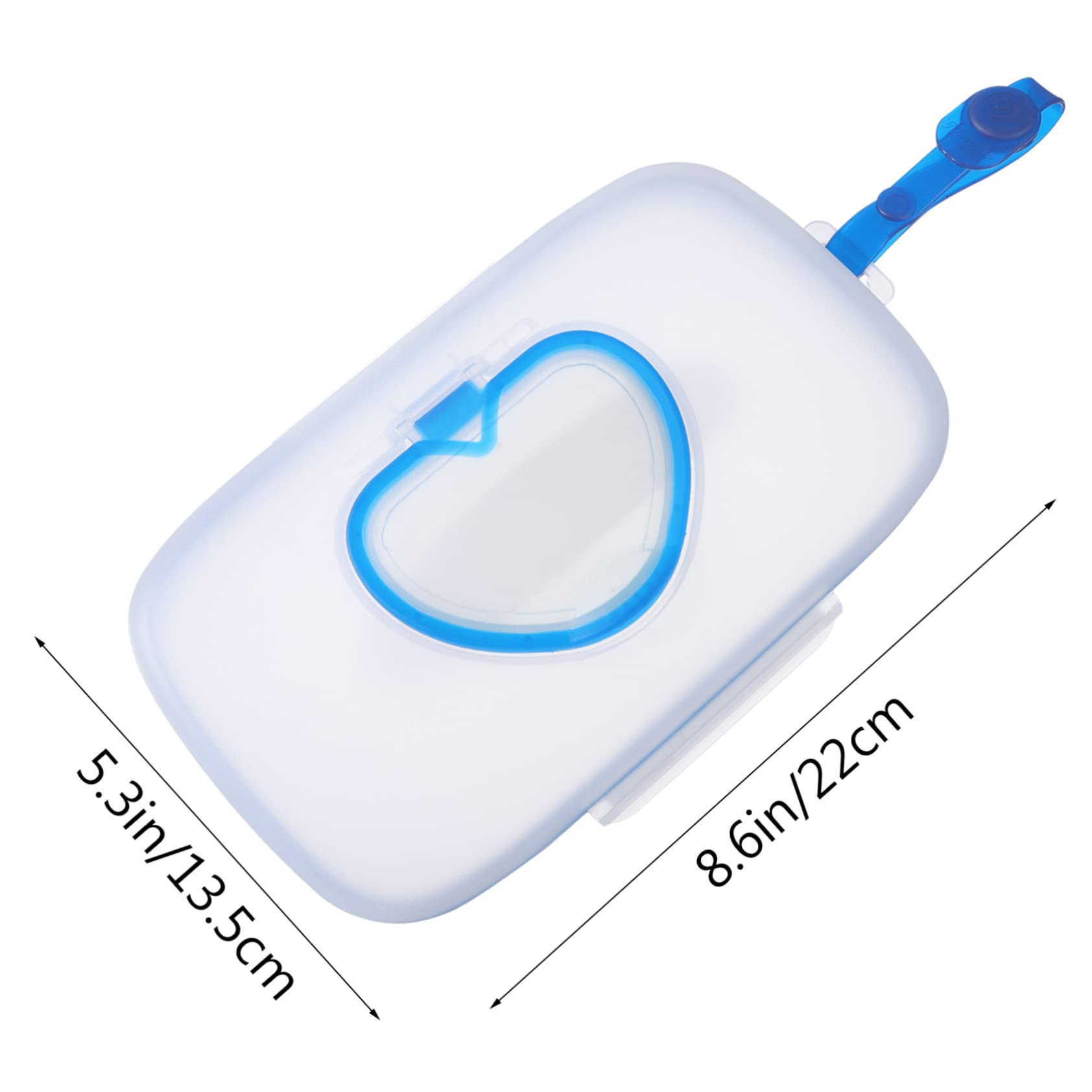 FOMIYES 1Pc Portable Wipes Box Outdoor Crib Wet Tissue Holder Easy One Handed Open Moisture Sealed Storage for Diaper Bags Material for Travel and Strollers