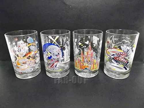 ディズニー マクドナルド グラス4個セット WDW 25周年記念 1996年 マクドナルド プロモーション グラス