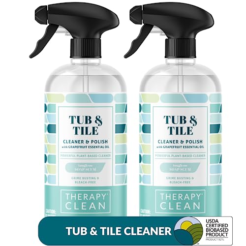 Therapy Tub Tile Cleaner,16 Fl Oz. (2 Pack) - Bathroom Shower Cleaner Spray For Soap Scum Removal, Tub Shower Cleaner #TOP5