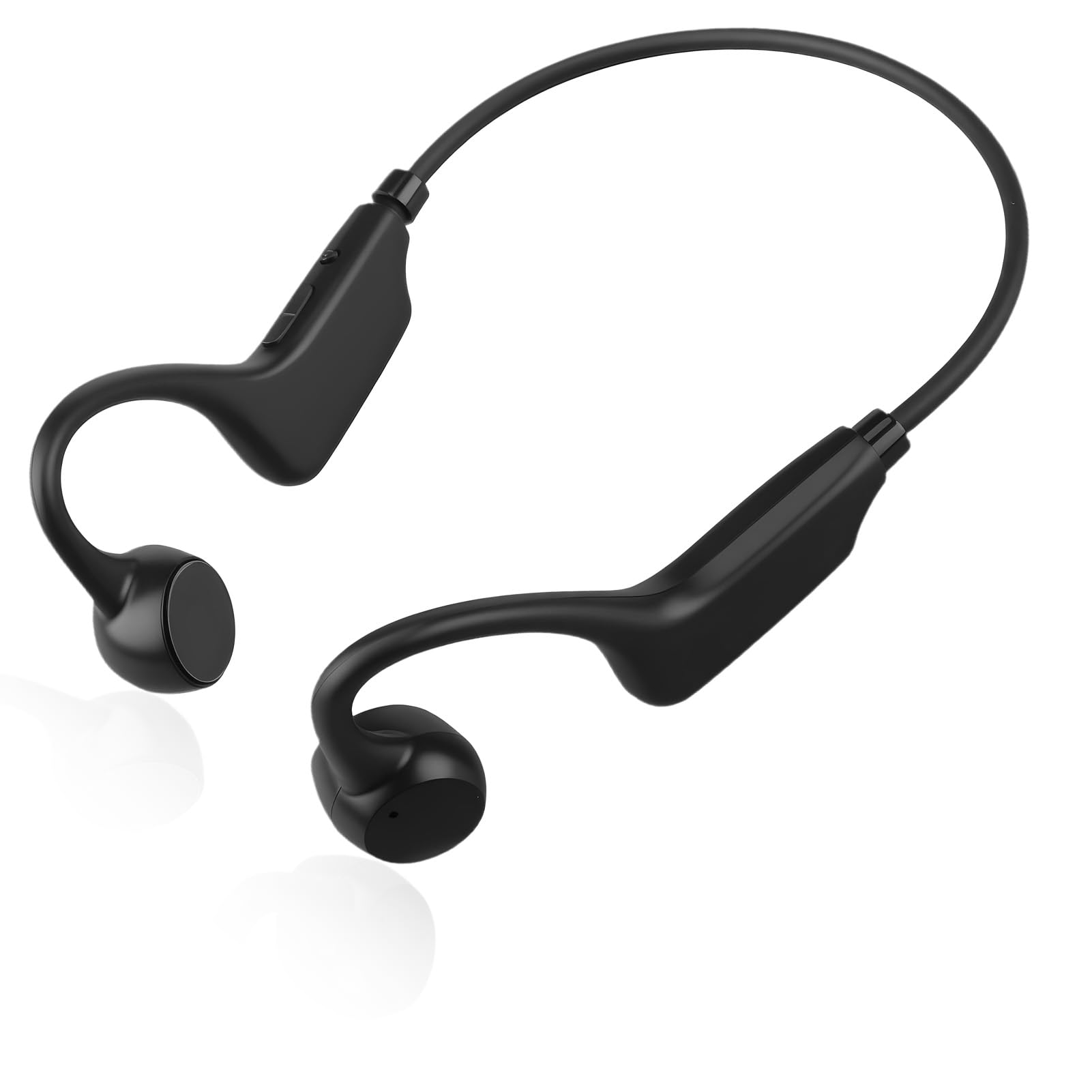 Casque Conduction Osseuse Ecouteurs Bluetooth sans Fil V5.3 HiFi Stéréo Sport avec HD Micro Casque de Sport étanche IPX8 pour Course à Pied Natation Cyclisme Fitness Bureau