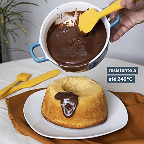Espátula de Silicone Reta - Oikos