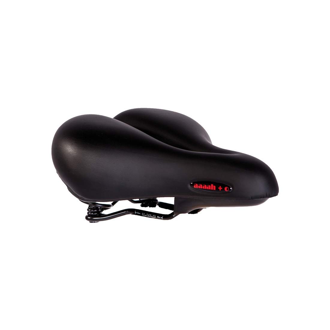 P&P Pro Cycling Spring Berquem Bicycle Saddle, Black, Standard