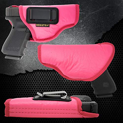 9Mm Taurus Springfield S&W Handguns Iwb Pink Gun Holster For Women Concealed Carry - Soft Eco Leather Suede Interior Gun Holster For Women - Concealed Gun Holster For Women By Houston #TOP4