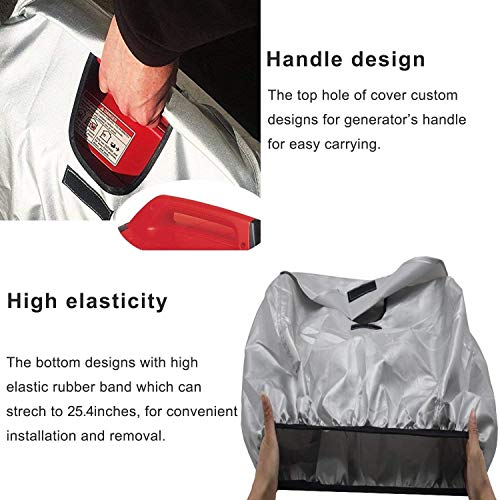 Matler Generator Cover for Honda Eu2000i Eu2200i, All Season Outdoor Storage Cover,Protect Against Dust, Debris, Rain Weather - Thumbnail 7