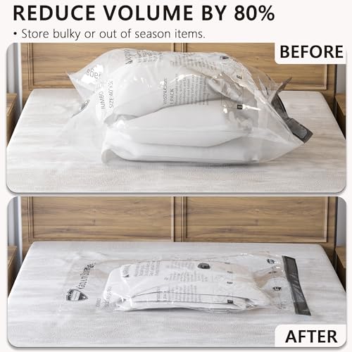 Vacuum Storage Bags for Travel - SUOCO 20 Combo with Electric Pump for Clothes and Bedding