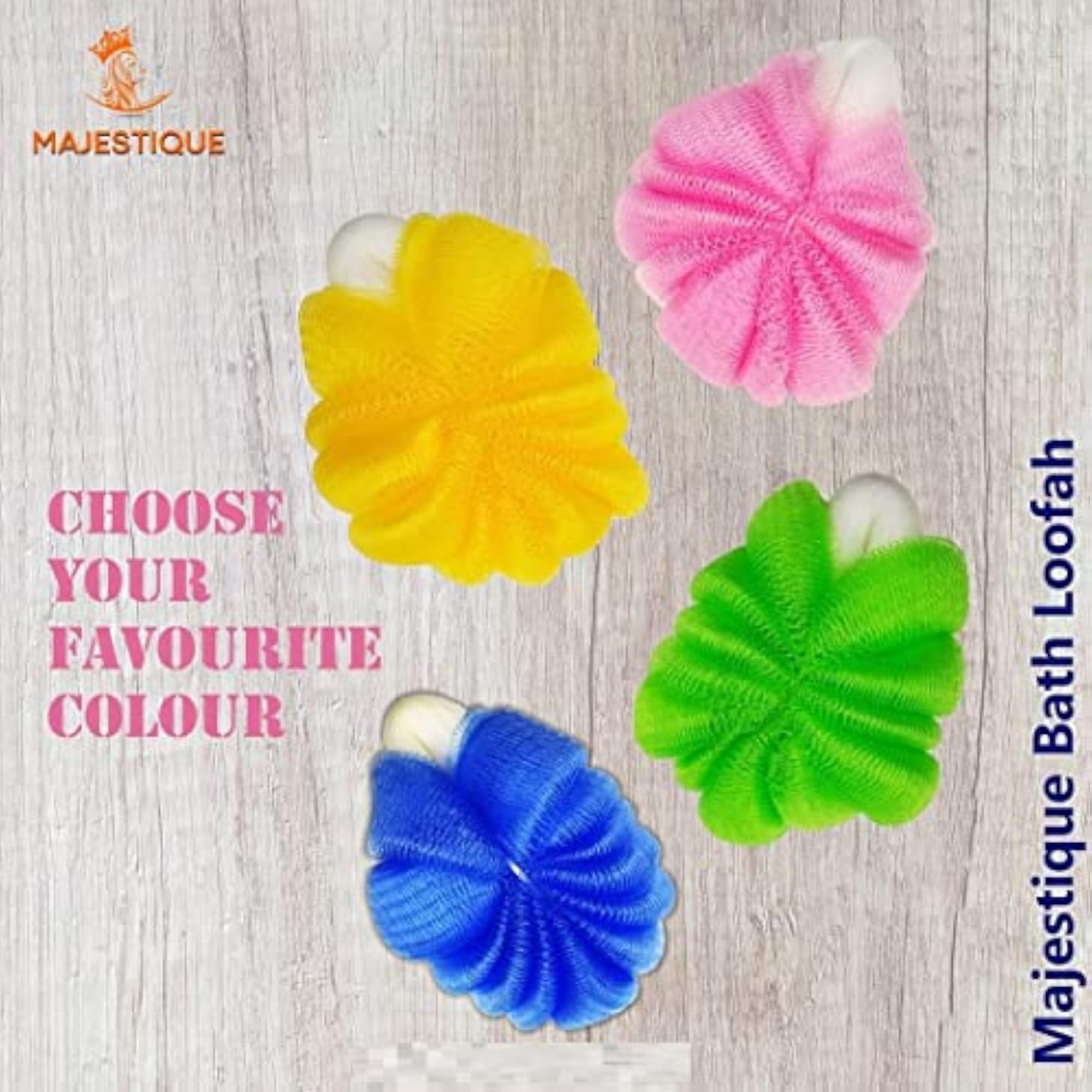Oval Loofah for Bathing, Gentle Exfoliating Sponge for Skin Care