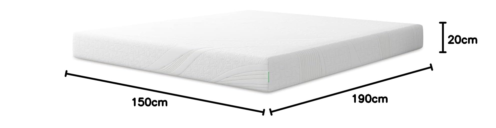 Novilla Matrassen 150 x 190, pocketveringmatras, hybride schuimmatras, hoogte 17 cm, gemiddelde sterkte, comfortabel en ademend, bewegingsisolatie, uitstekende ondersteuning, wit