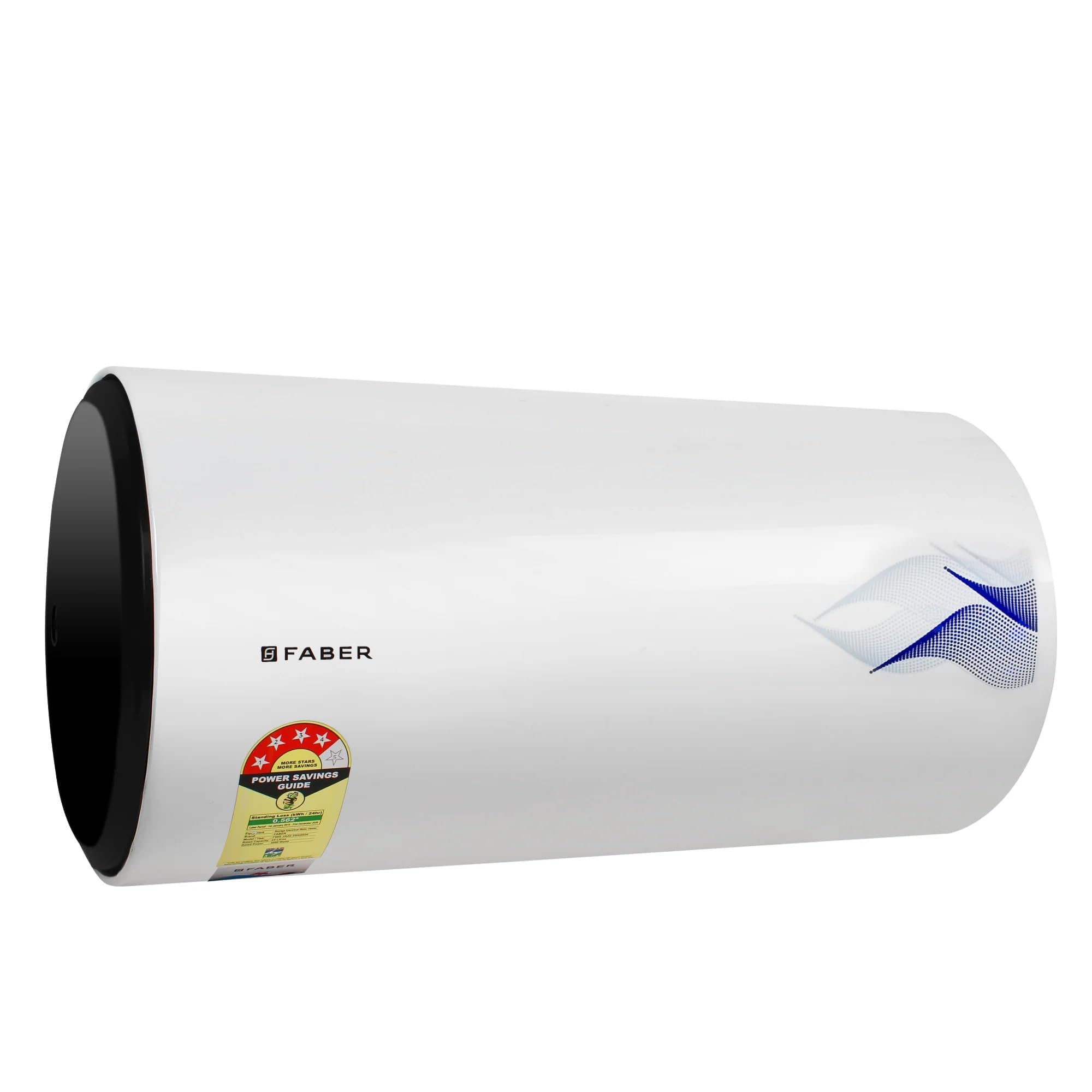 Jazz 15L Horizontal (LH) Storage Water Geyser | 12 Safety Features, Glassline Coated & CRCA EDD Tank, 8 Bar Pressure, Temperature Control, Thermal Cut-Off |2000W, 4 Star (15L - Right Hand Side)