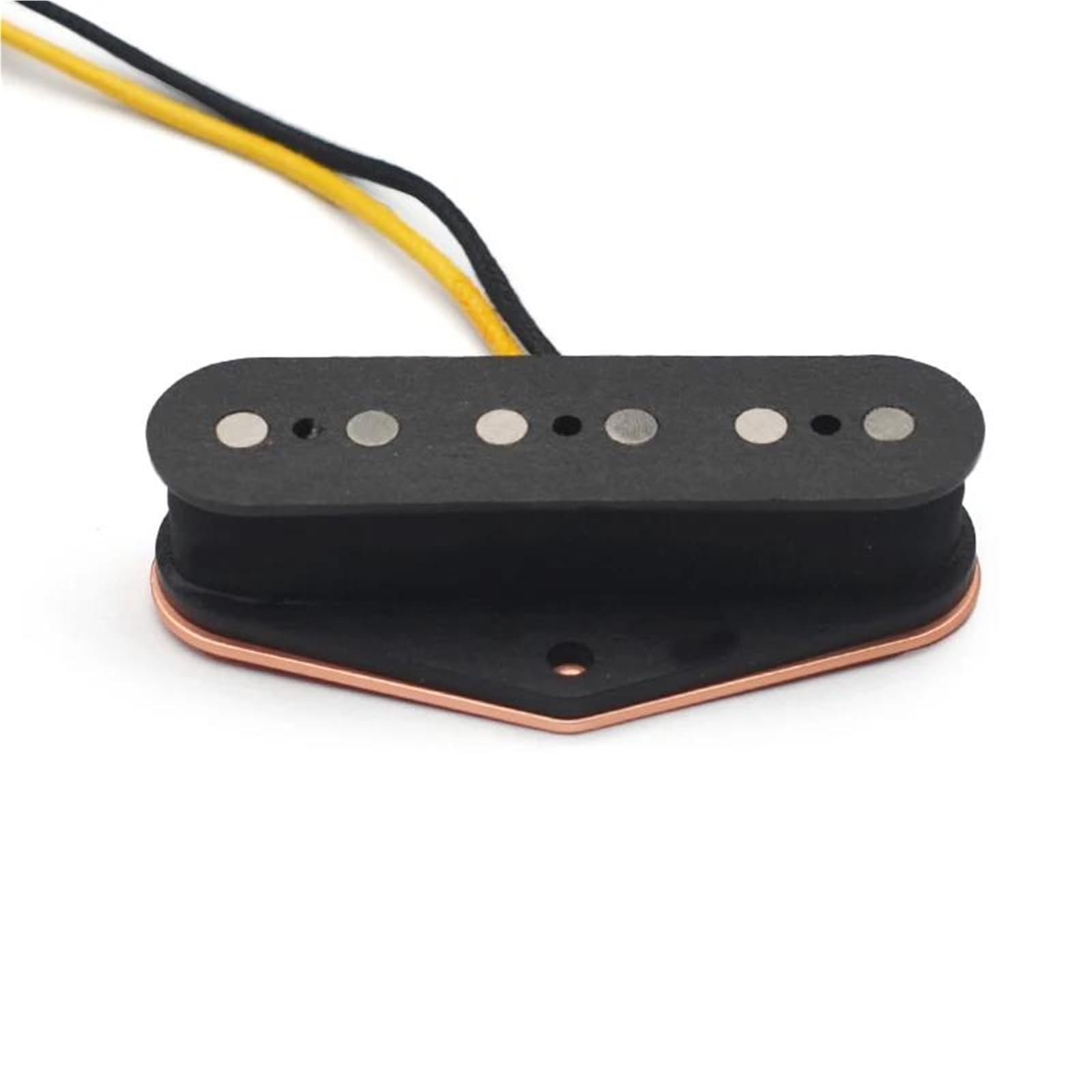 Miłośnicy Muzyki Przetworniki Do Gitary Elektryczn Alnico 5 TL Pickup Bridge Fibre Bobbin Z Tkaninowym Kablem TL Bridge Pickup Czarne Części Do Gitary