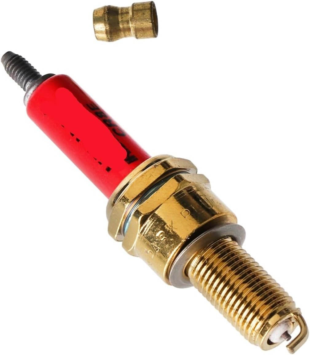 CR8E/CR8EB/CR8EK/CR8EVX/CR8EIX/CR9E/B8RTC spark suitable for HJ125T-8/HS125T motorcycle engine accessories extended thread ceramic