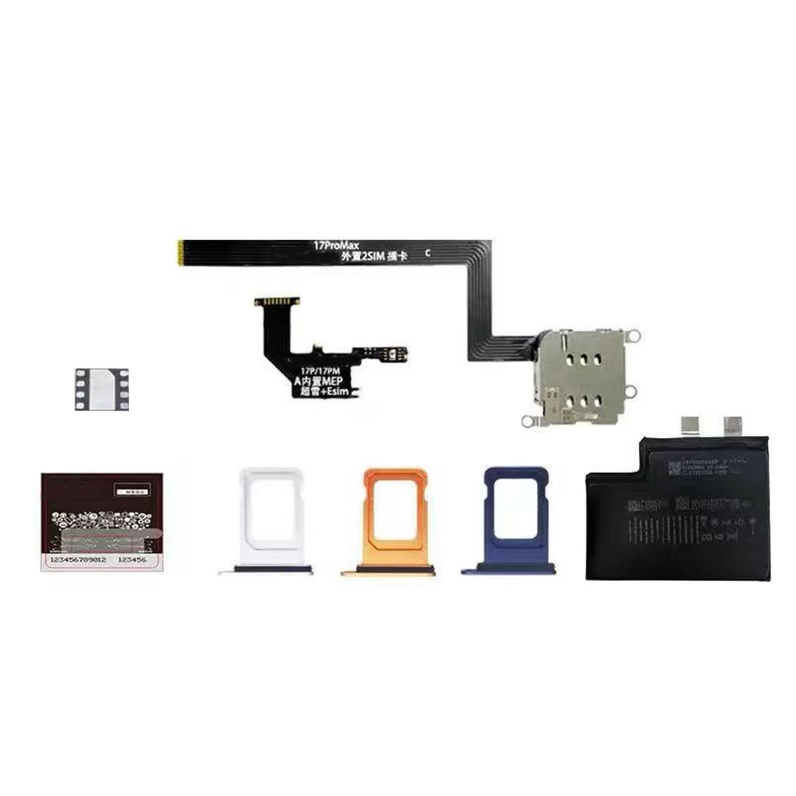 Zbiianxer Typee Advanced Esim To Double Card Conversion Set For Modern Smartphones Mep Integration Solution Snow Ic Phone Repair
