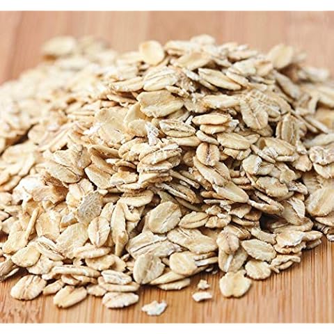 Kauffman’s Fruit Farm Old Fashioned Regular Rolled Oats, Use these oats to make cookies, breads and heart healthy granola’s or Serve as a hot breakfast meal,Kosher, Non-GMO, Reusable Bulk 25 LB. Bag Cover