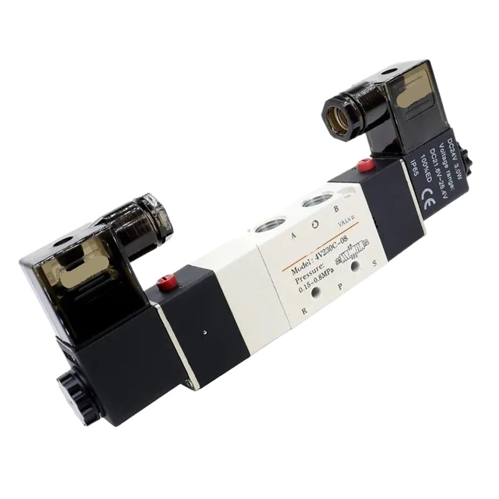 4V130C-06 4V230C-08 4V330C-10 Solenoid Valve Air Valve(4V130C-06,DC24V)
