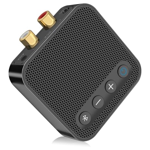 Bluetooth to RCA Adapter for Stereo Receiver - APTX HD Long Range Low Latency Bluetooth Receiver for Home Stereo Wireless Audio Adapter for Music Streaming Sound System