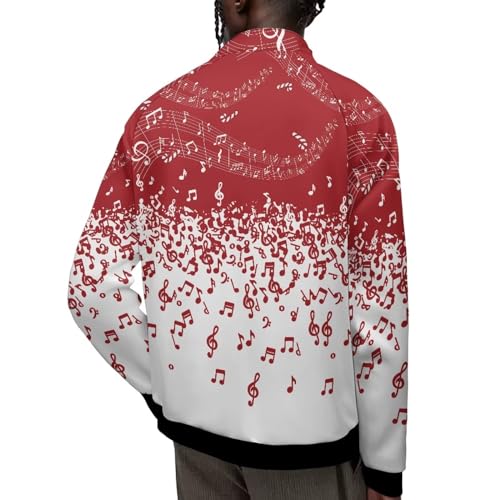 Image of Men's Lightweight Jackets Casual Full Zip Fleece Jacket Men Coats Fashion Long Sleeve Sweatshirt