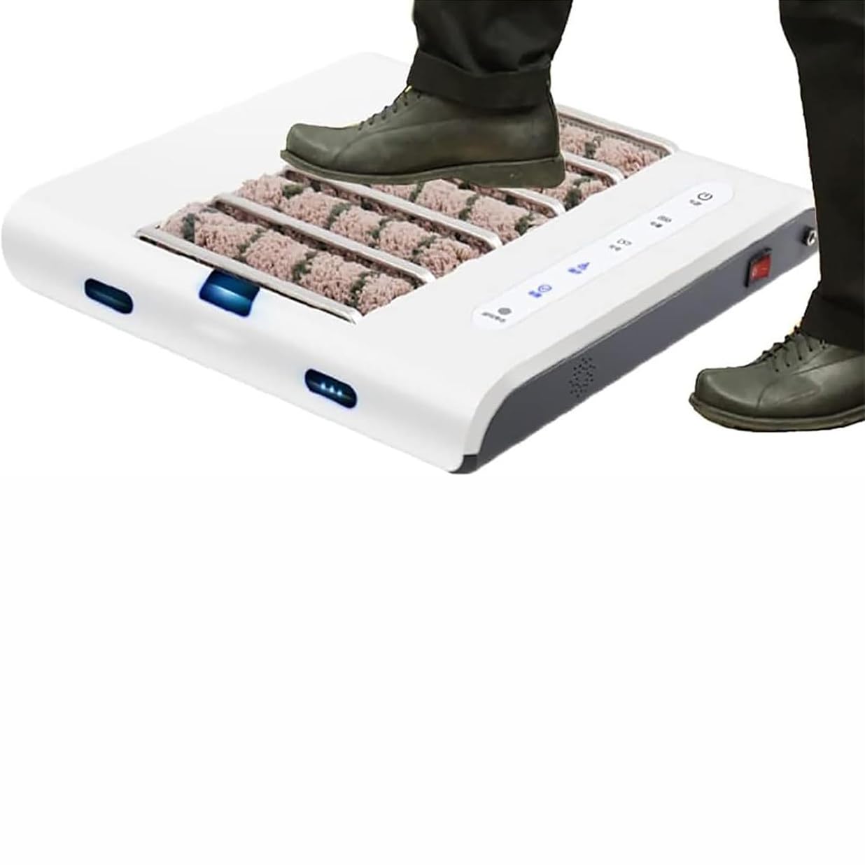 Pulitore automatico per scarpe a induzione, multifunzione per lucidare le scarpe, spazzola elettrica per scarpe da 260 giri/min, per l'ingresso della porta, nessuna pulizia con acqua
