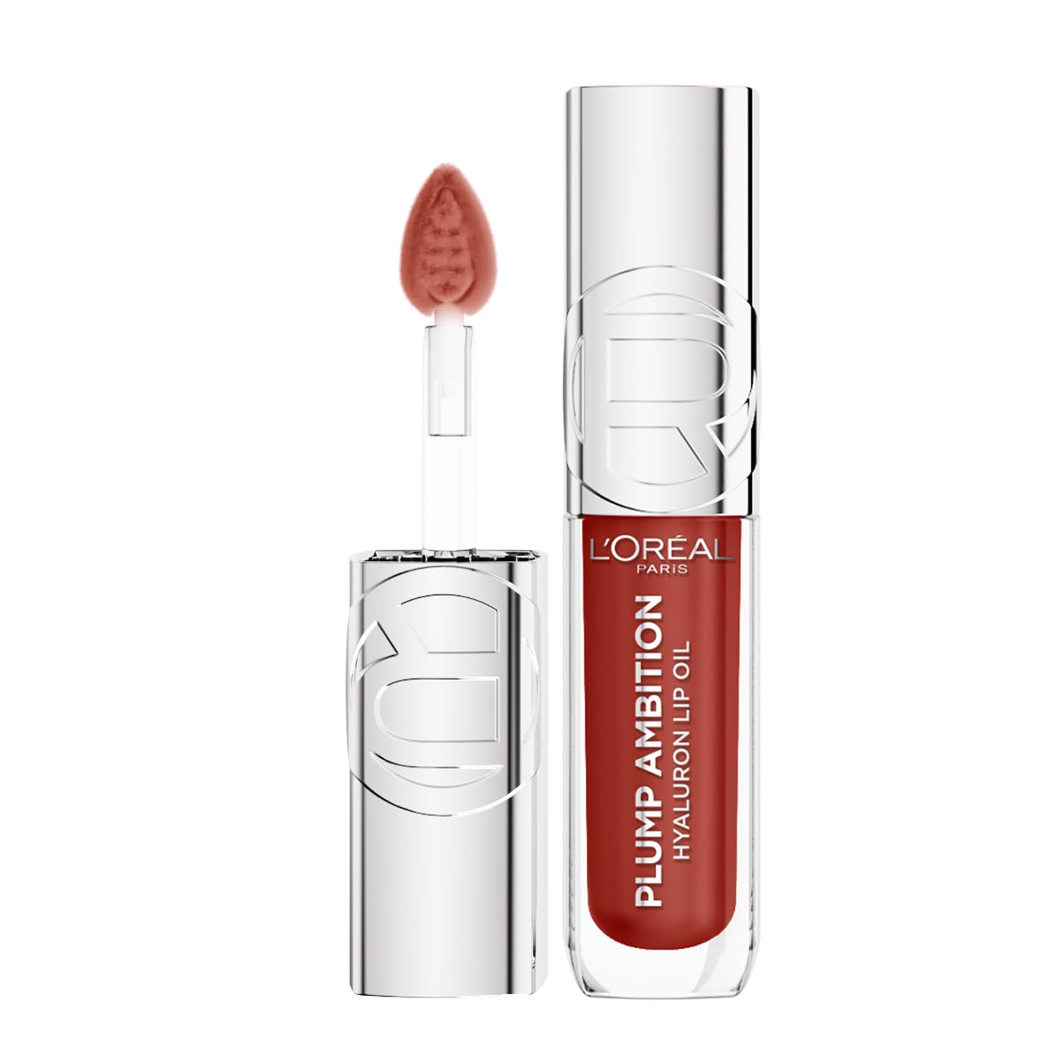 L'Oreal Paris Plump Ambition Hyaluron Plumping Lip Oil, Wine o'Clock | Plumping Lip Oil, Glass Like Shine, Infused with Hyaluronic Acid, Deeply Hydrating, Plumper & Smoother Lips, Non Sticky-picture-29