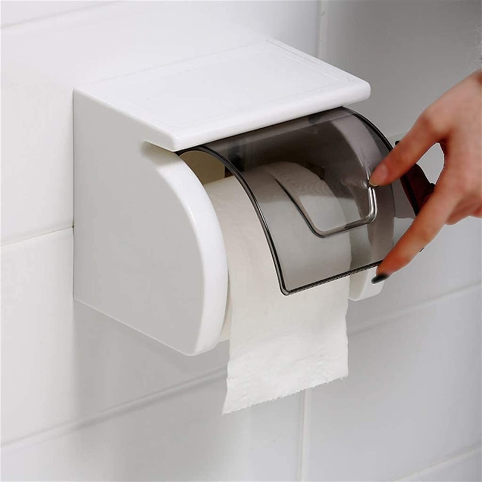 HLTYGWX Uchwyt na papier toaletowy Uchwyt na papier toaletowy Pudełko na chusteczki toaletowe Stojak na papier toaletowy Taca łazienkowa Uchwyt na ręcznik papierowy, uchwyt na papier toaletowy
