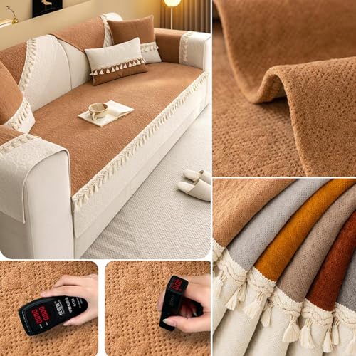 Housse de coussin de canapé lavable pour protéger durablement des animaux et taches - 5