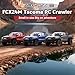 BEEZRC FMS 1/24 RC Crawler FCX24M Tacoma Toyota Official Licensed ABS Hard Body 4WD Off-Road RC Rock Truck,2-Speed Transmission, Hobby Grade Remote Control Car for Adults RTR red