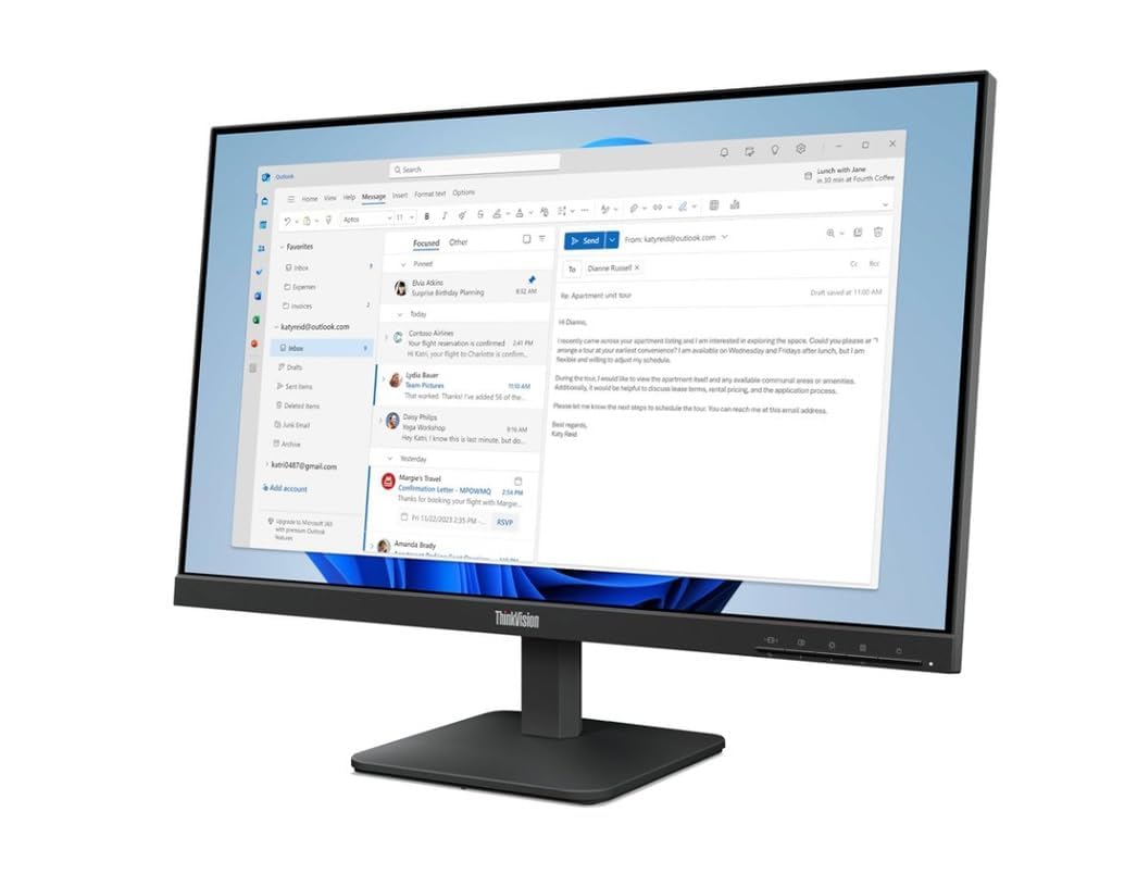 Amazon.co.jp: Lenovo ThinkVision T24-40 24インチ FHD IPSモニター